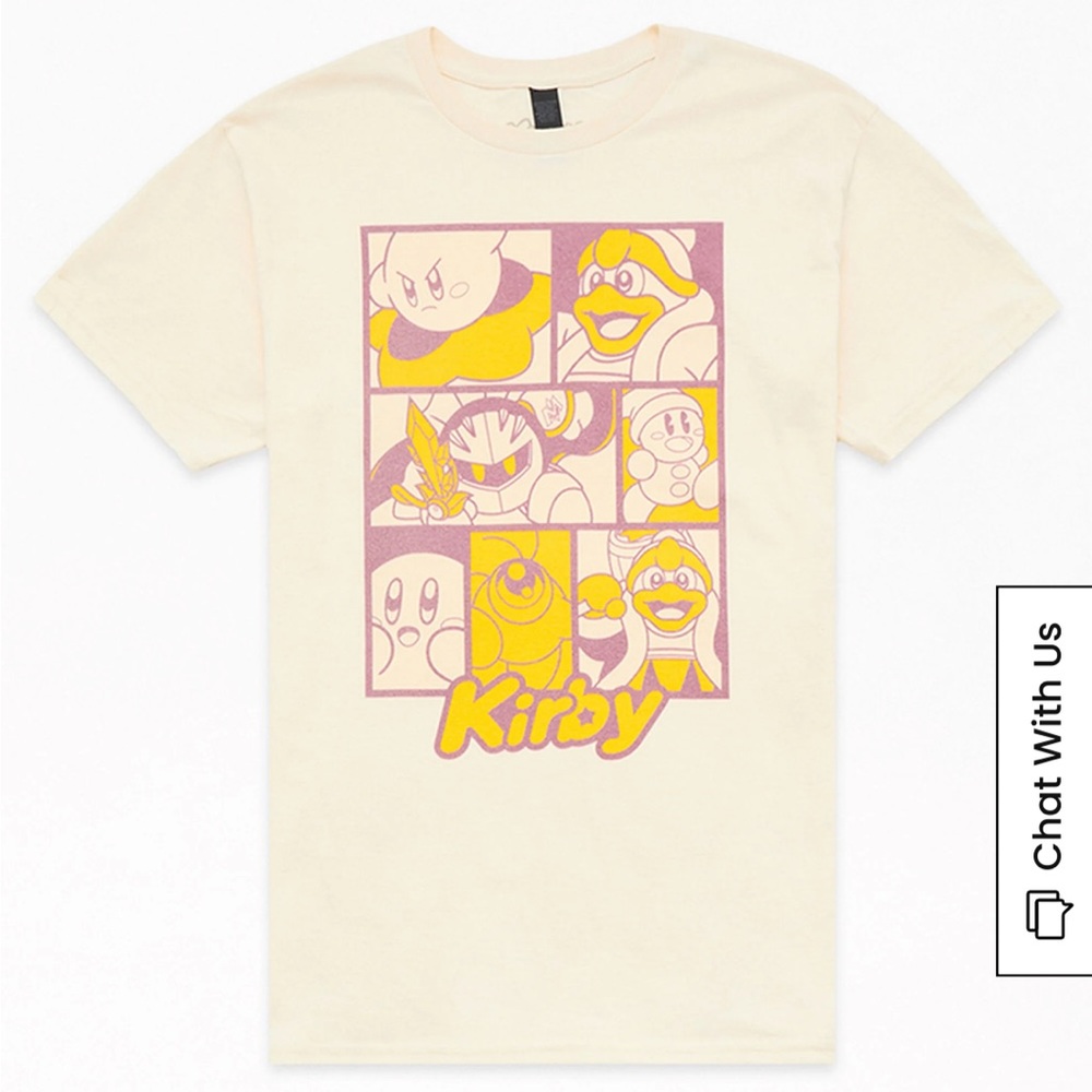 NWT Kids Kirby Scenes Tee